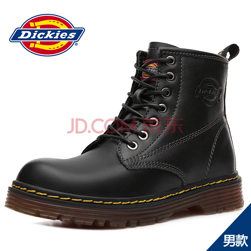 DickiesÄÐÑ¥2017Çﶬ¼¾¸ß°ïÄÐЬº«°æ¹¤×°Ó¢Â×·çÕæÆ¤ÇéÂÂÑ¥×ÓµÛ¿ÍÂí¶¡Ñ¥ÄÐÊ¿¶ÌѥŮ ºÚÉ«(ÄÚÀï²¼) 42