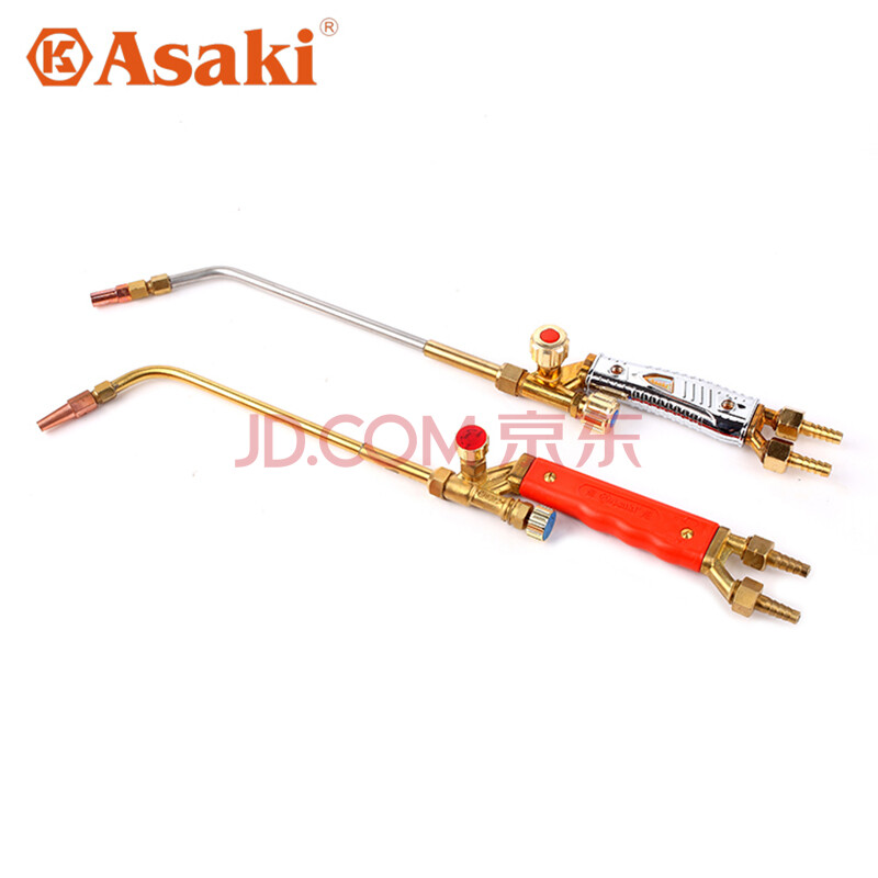 asaki不锈钢射吸式焊炬全铜焊枪气焊枪乙炔焊枪h6h12h20型精品6型ak