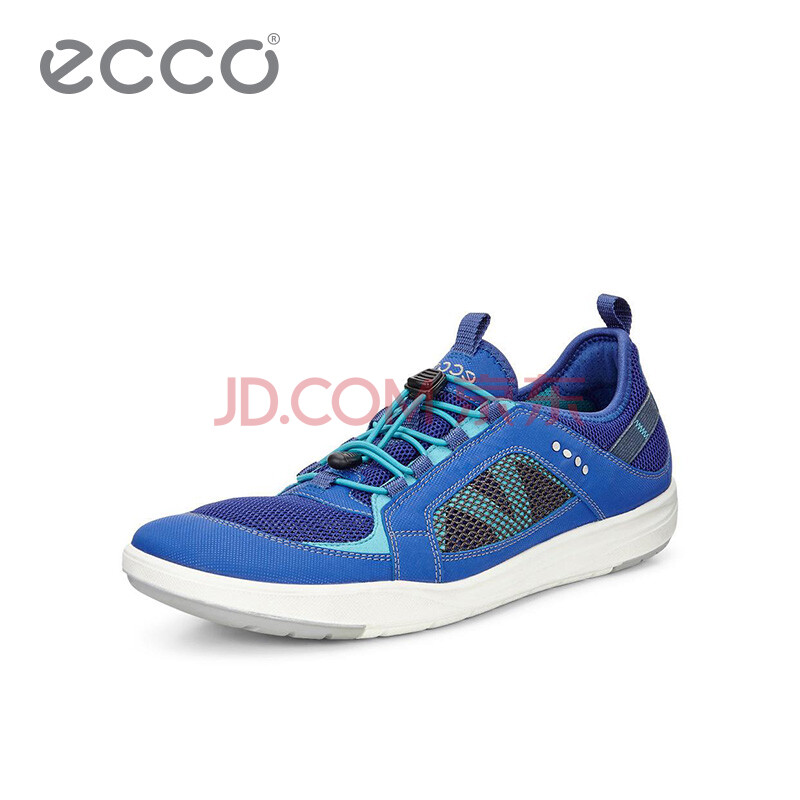 ECCO爱步休闲运动柔软袜套简便男鞋 LAGOON水酷感系列840504 宝蓝色84050455694 42