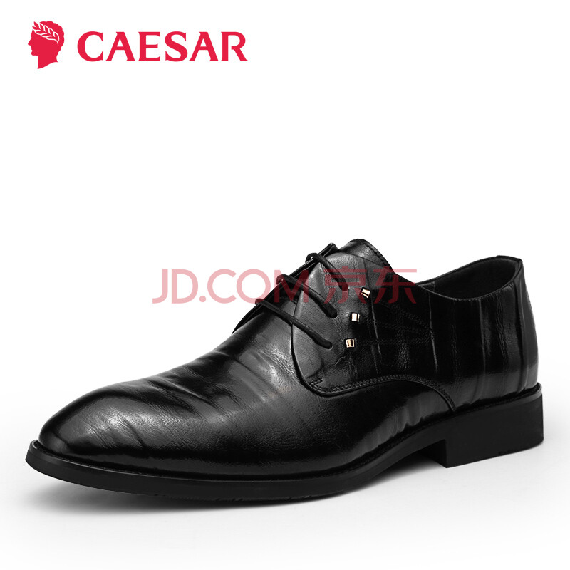 ¿Èö´óµÛ CAESAR Ó¢Â×Õý×°ÉÌÎñЬʱÉÐÇá±ãÍ¸ÆøÏµ´øÔ²Í·Æ¤Ð¬»éЬ ºÚÉ« 43