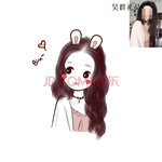 q版头像人物头像设计定制漫画卡通制作微信头像设计表情包转手绘 头像