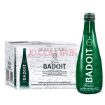 波多天然矿泉水330ml整箱20瓶装水badoit充气气泡水 法国原装进口波多
