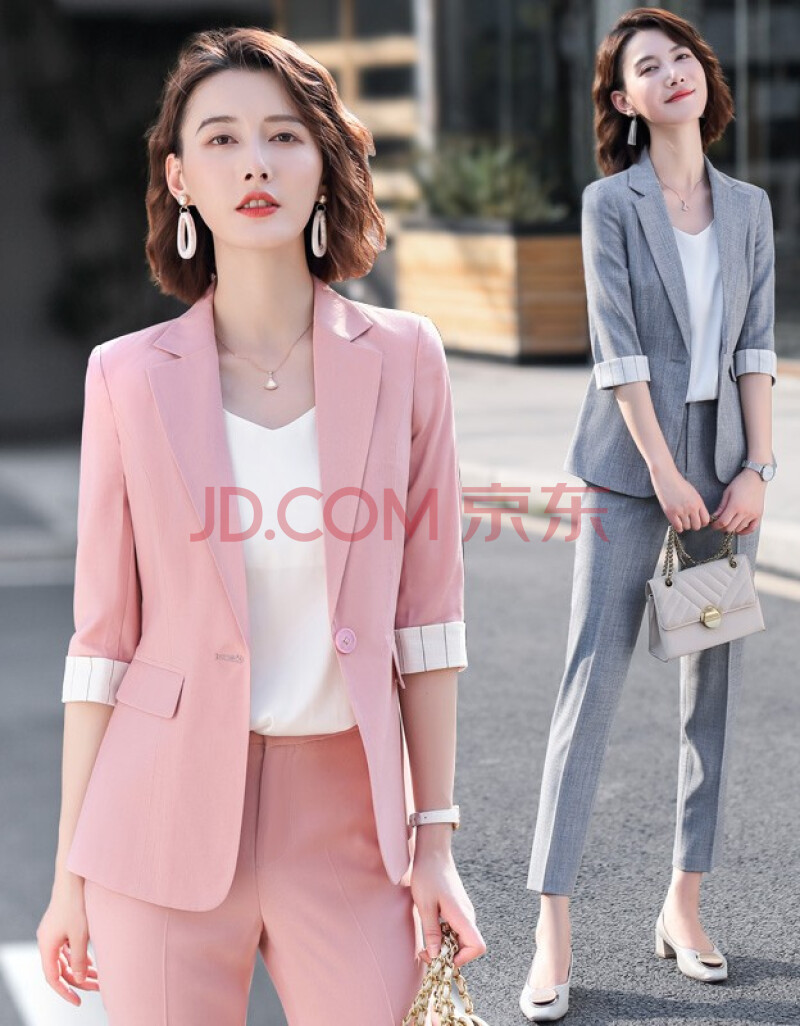 小西装外套女2020春季新款韩版女士时尚英伦风网红上衣小清新休闲西服