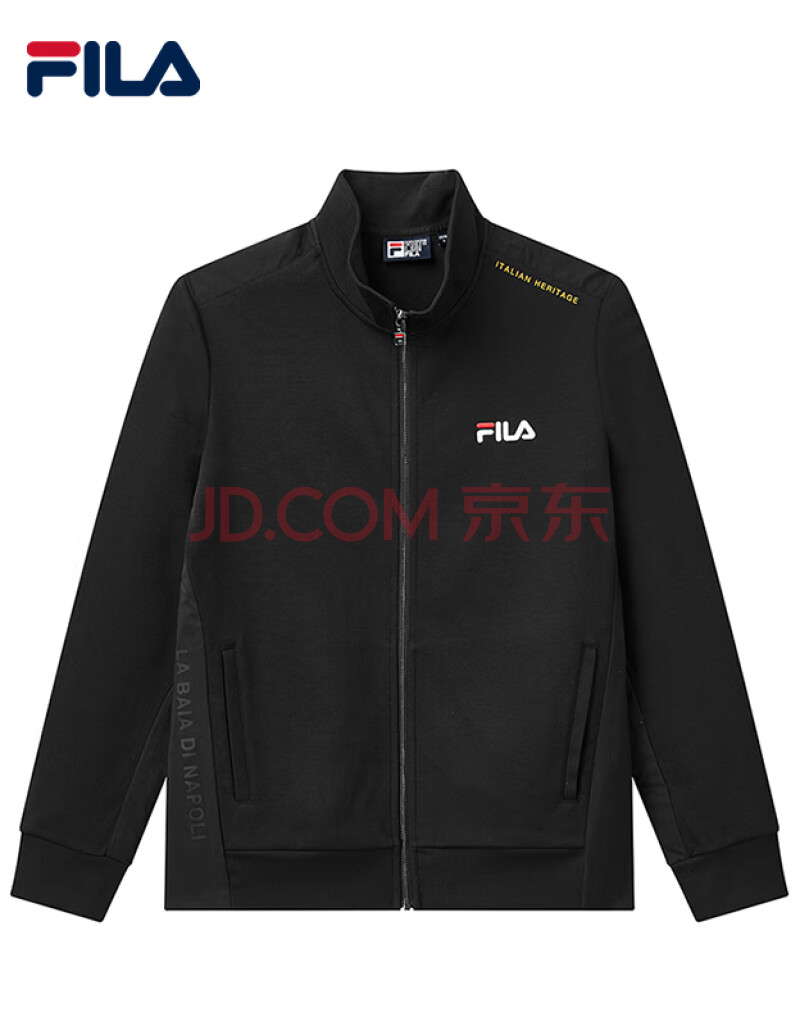 fila 斐乐男装官方男士针织上衣2021年春季新款休闲运动外套商场同款