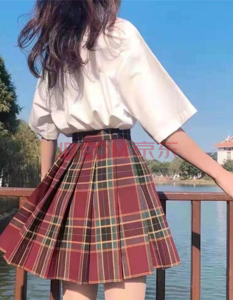 【不死川】jk制服2021夏季新款冰吉羽jk格裙百褶裙女学生日系校服短裙