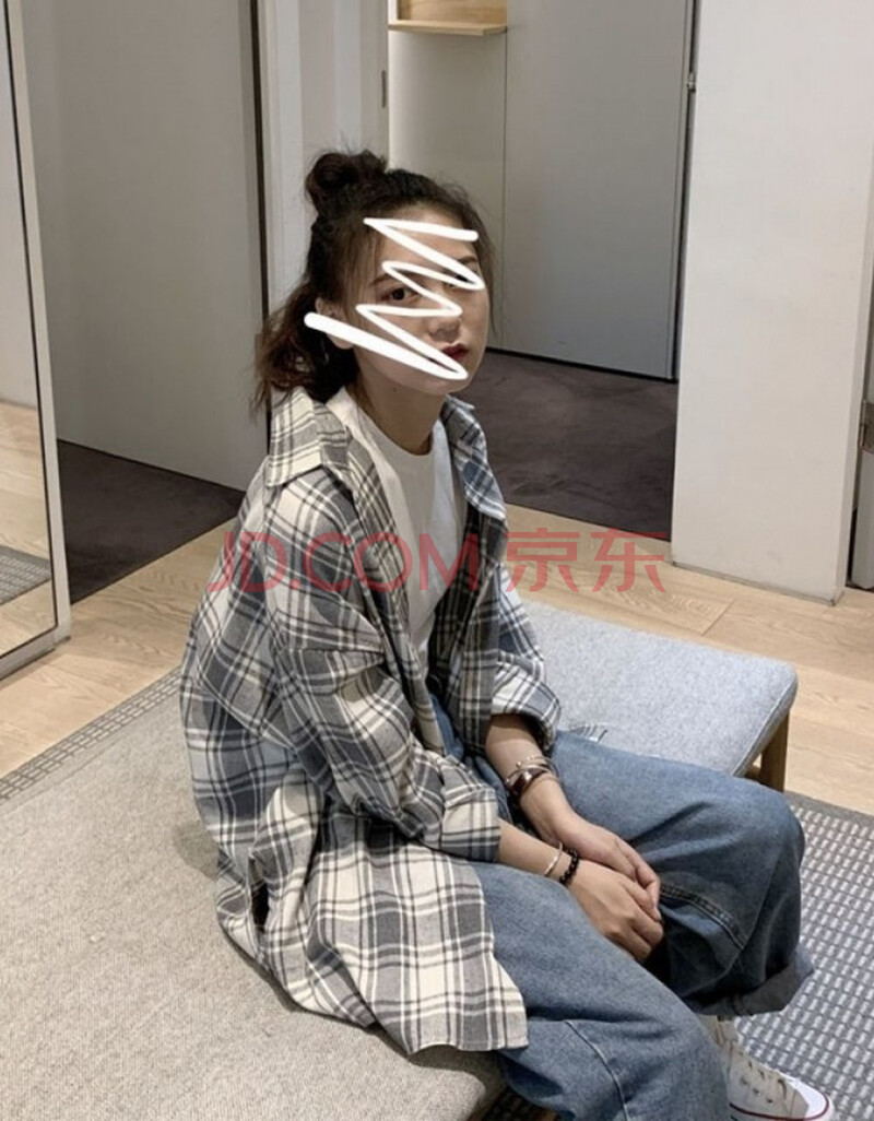 【品牌特价】2021新款外套女潮ins春秋女装衬衫女学生