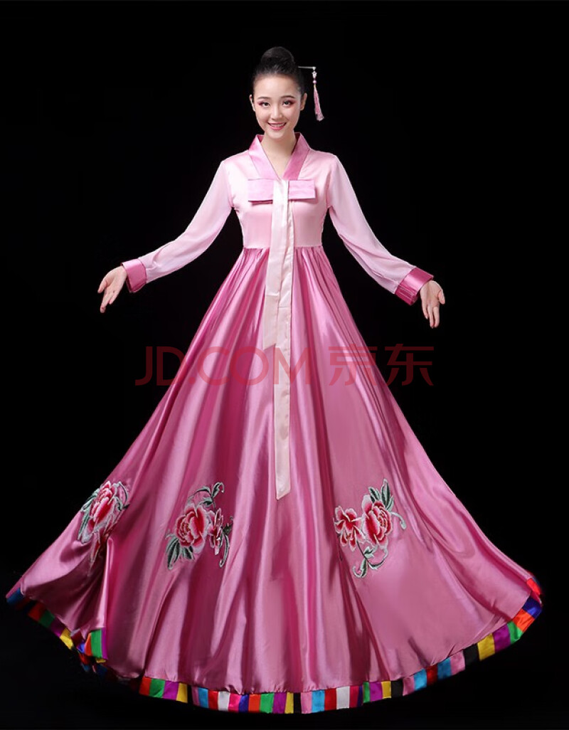 新款朝鲜族舞蹈服装演出服韩服汉服成人女大长今传统宫廷民族表演