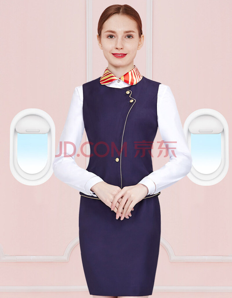 南航空姐制服高端空乘职业装女酒店经理客服珠宝店工作服套装定制款