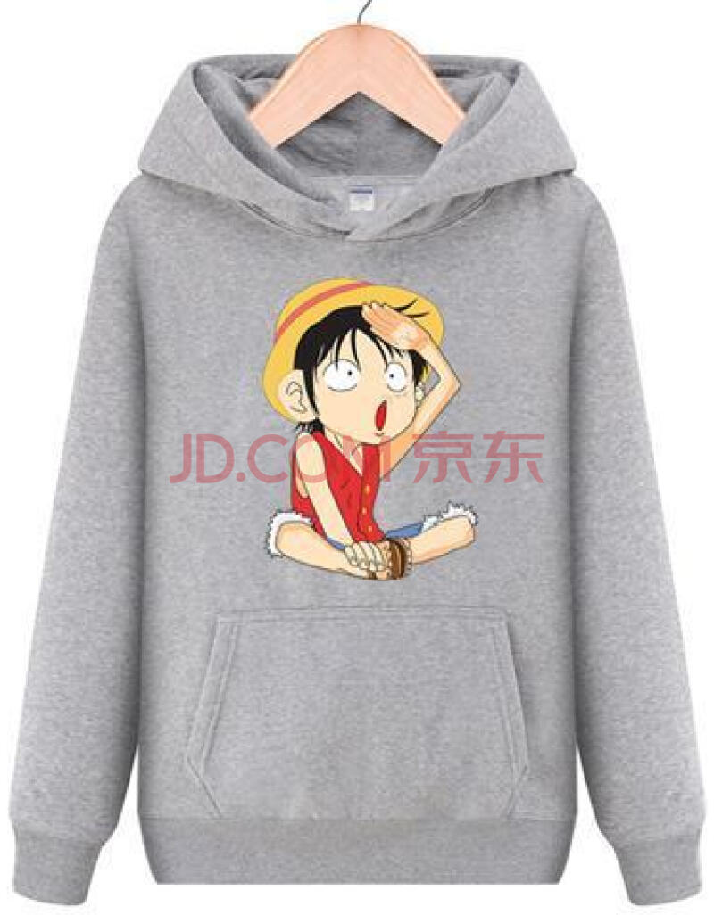 秋季海贼王路飞卫衣男生动漫白胡子正义周边衣服青少年小胖子外套sn