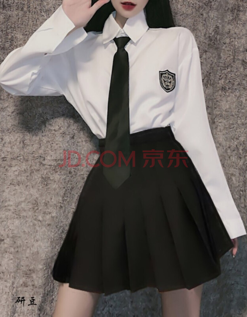 jk制服裙班服秋季女学院风黑暗系jk百褶裙套装全套 01