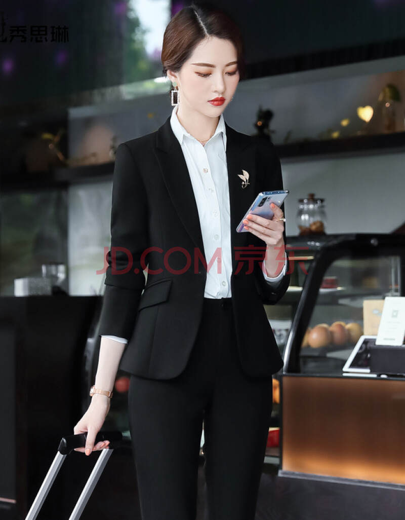 韩版上班族西装套装正装银行工作服小西装女外套 外套(下单备注颜色)
