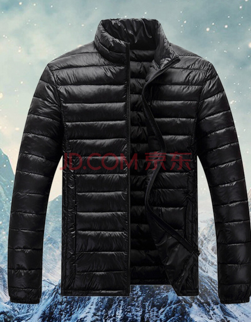春秋羽绒服男 新款男士羽绒服轻薄款立领休闲青年保暖