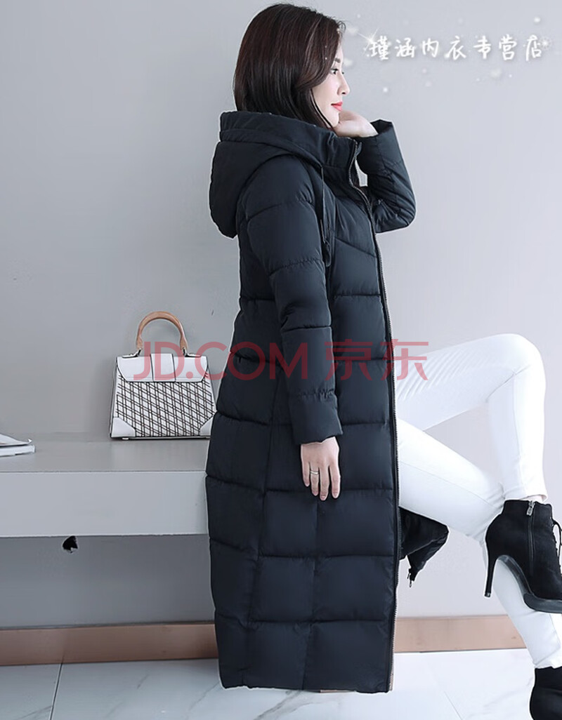 波司登旗下雪中飞女羽绒服同款2019新款羽绒服女中长款过膝韩版修身