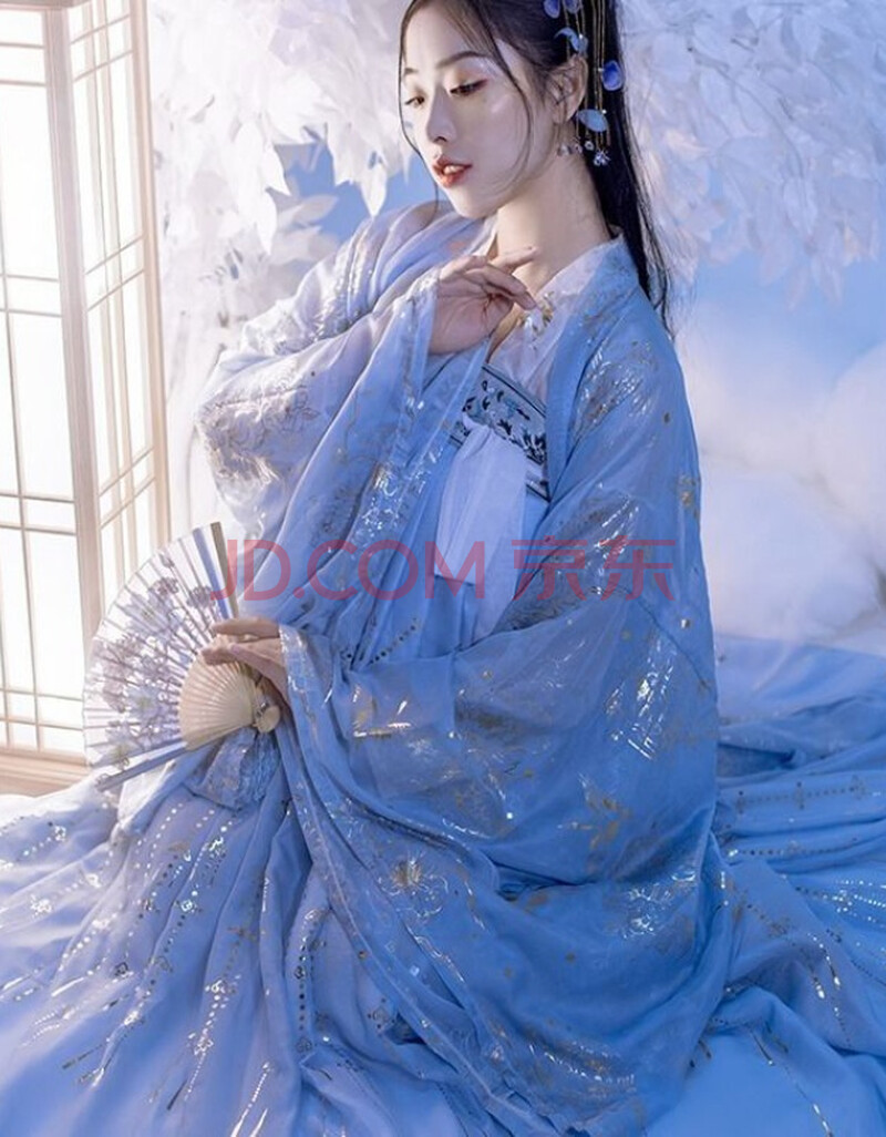 云鹤汉服女仙气齐胸襦裙6米大摆仙古装女大袖衫 尘归鹤大袖衫 s