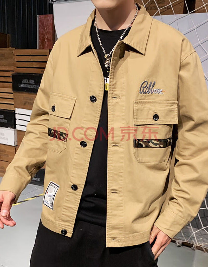 外套男士2020春秋季新款韩版潮流休闲潮牌春秋衣服秋装工装男装夹克