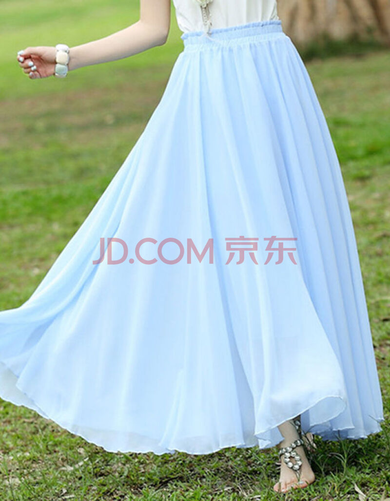 浅蓝色 s(裙长80cm)身高155-160