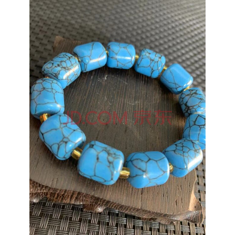 TZ:7804绿松花纹手串一条未鉴定（详见评估报告）
