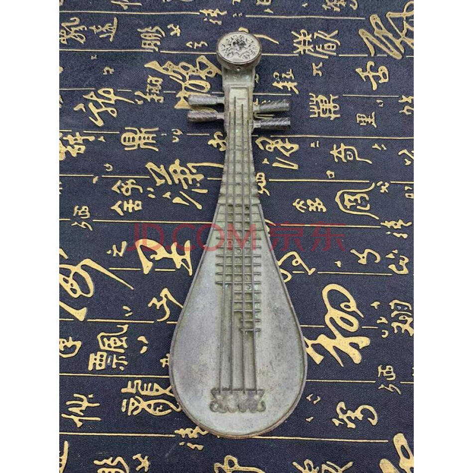 TZ:3636疑似旧藏铜琵琶香插（详见评估报告）