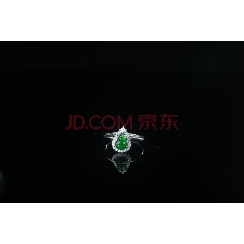 W2656-Z翡翠豪华镶嵌福禄戒指