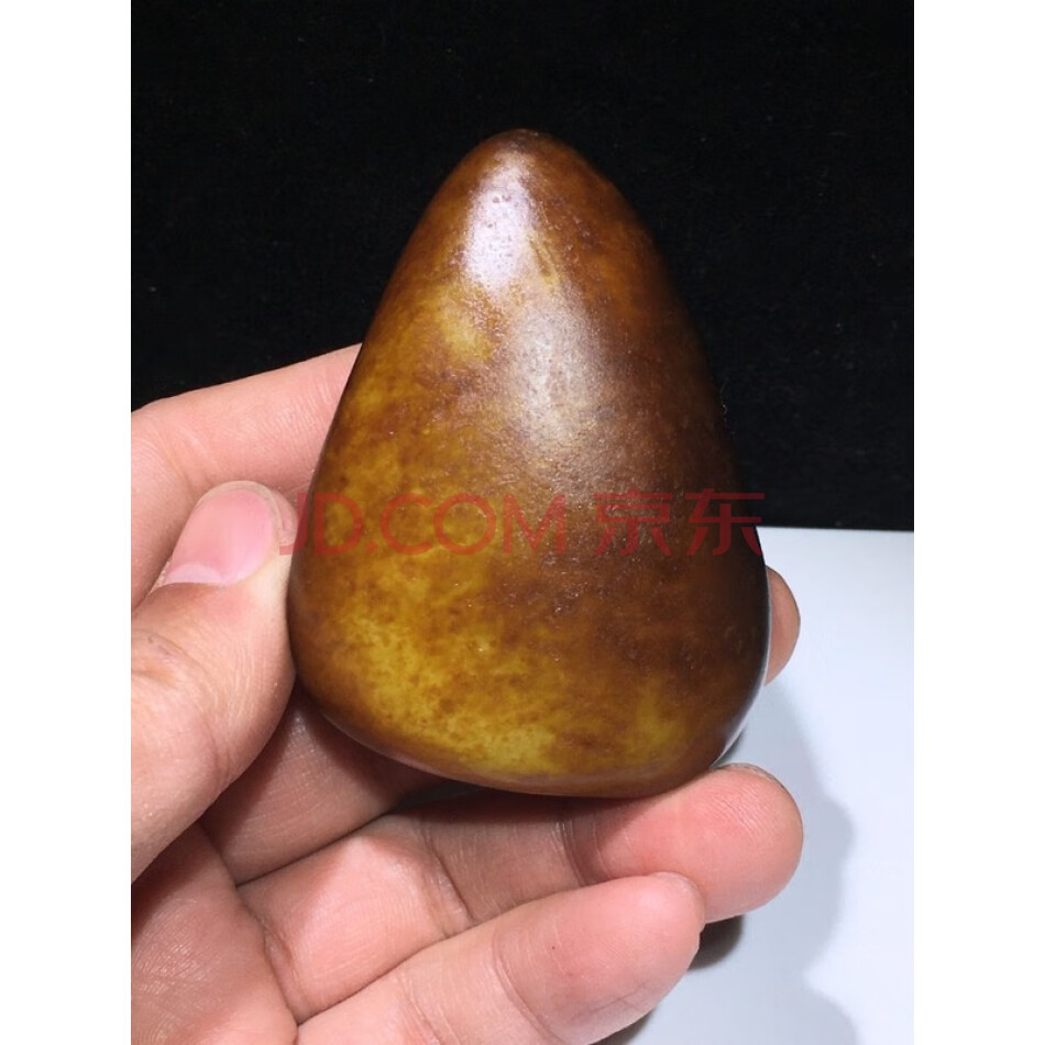 封LJDC574:31和田玉籽料秋梨皮籽料原石挂件