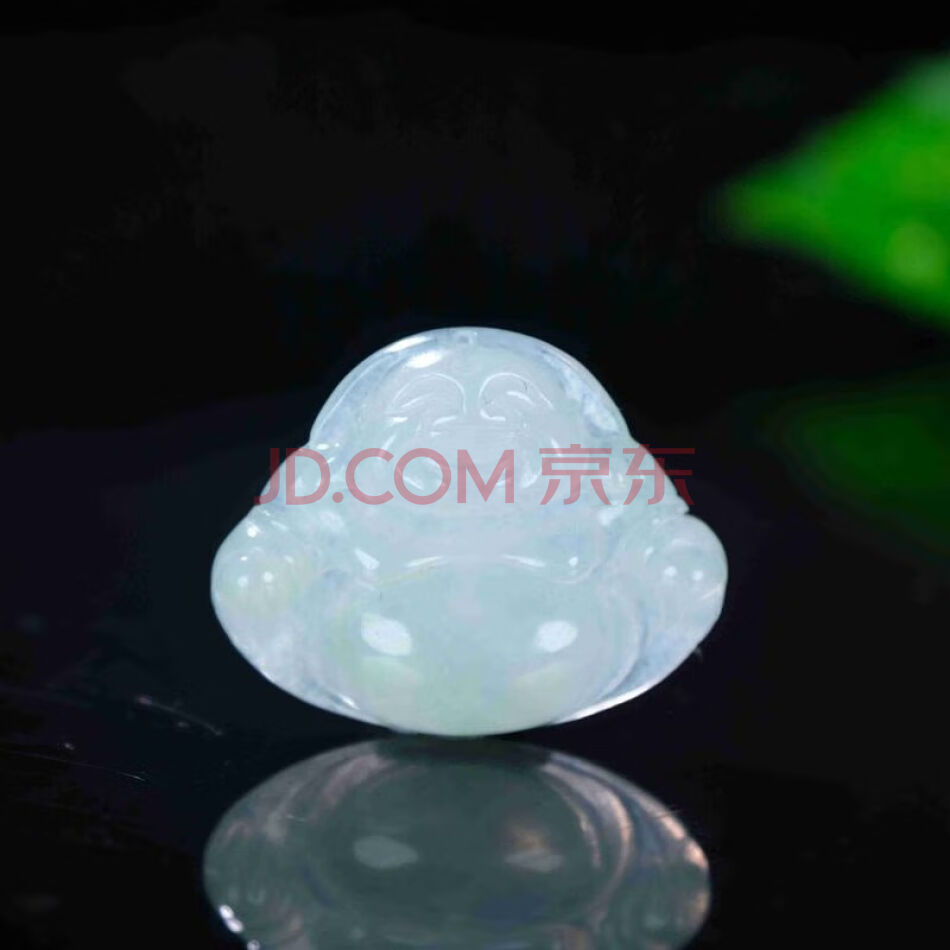 B2762 天然翡翠A货冰种佛公吊坠