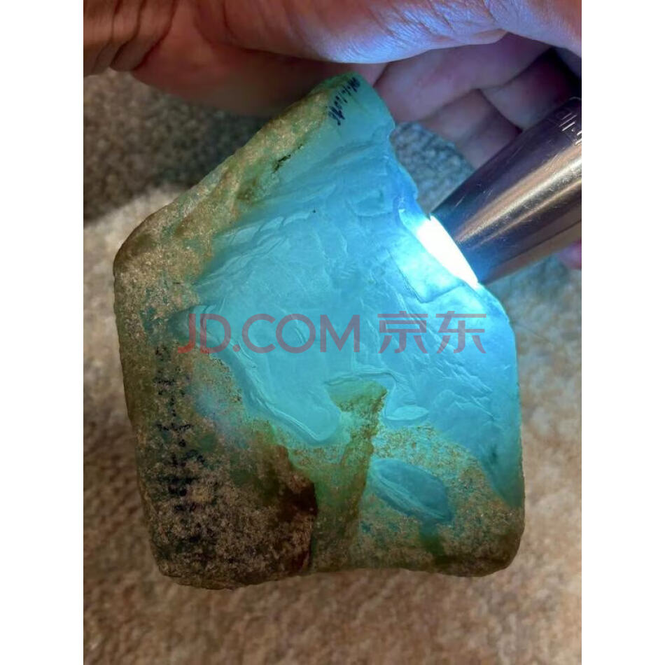 翡翠高冰玻璃种原石（商品编号DF-006）一件