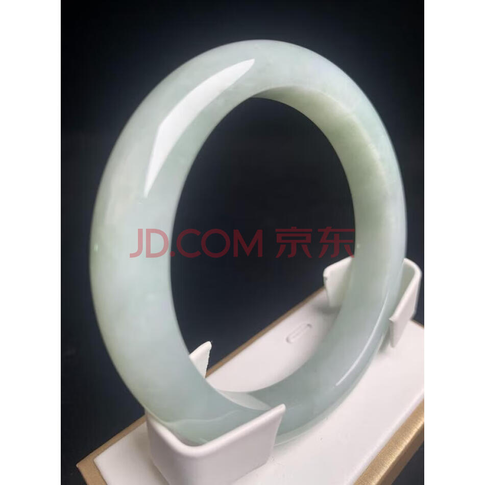 编号N102：PS102天然翡翠A货完美细糯苹果绿手镯