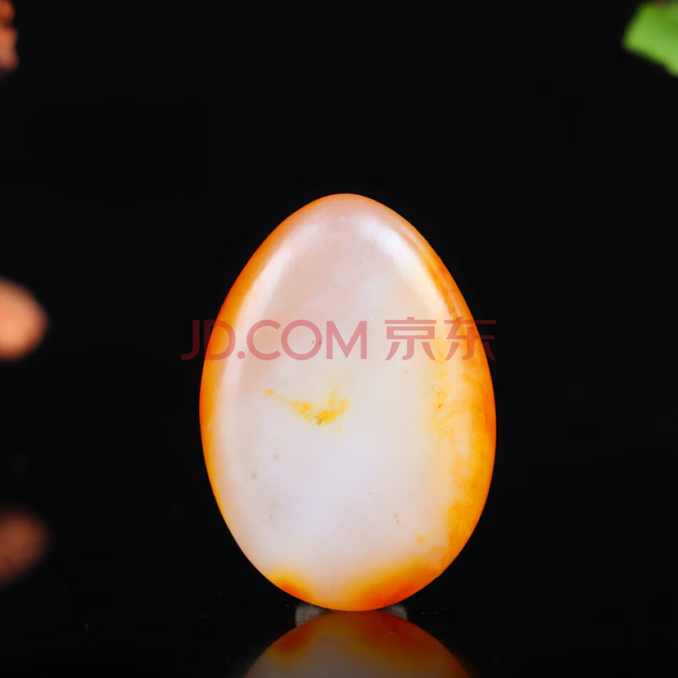 B2338 天然和田玉红沁皮原石 重约：31.24g