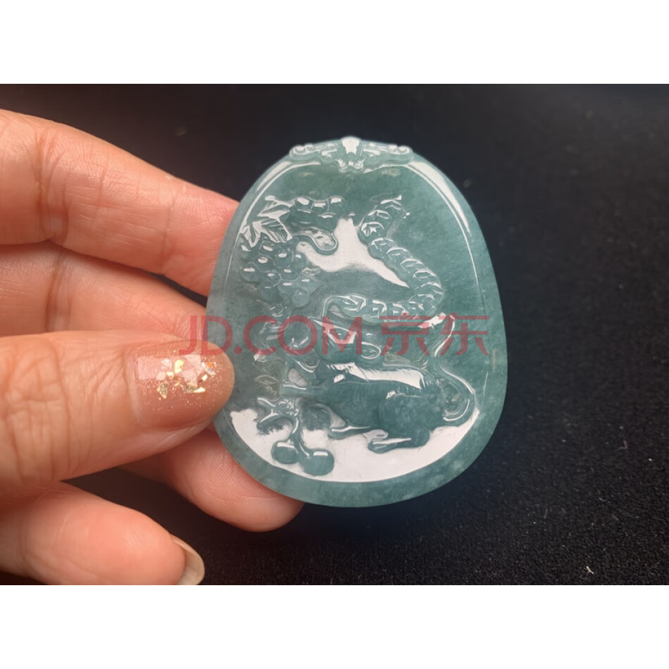 F262天然翡翠A货挂件