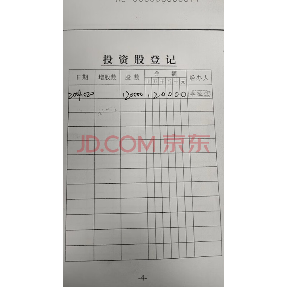 河南罗山农村商业银行股份有限公司有价证券（股金）791800股