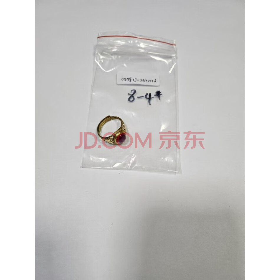 戒指（金、合成红宝石、6.4g）（编码：HC）