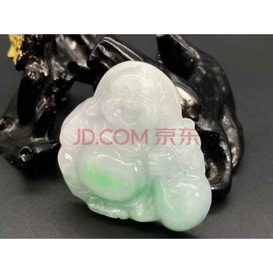 TZ:7440翡翠巧雕佛公吊坠（详见评估报告）