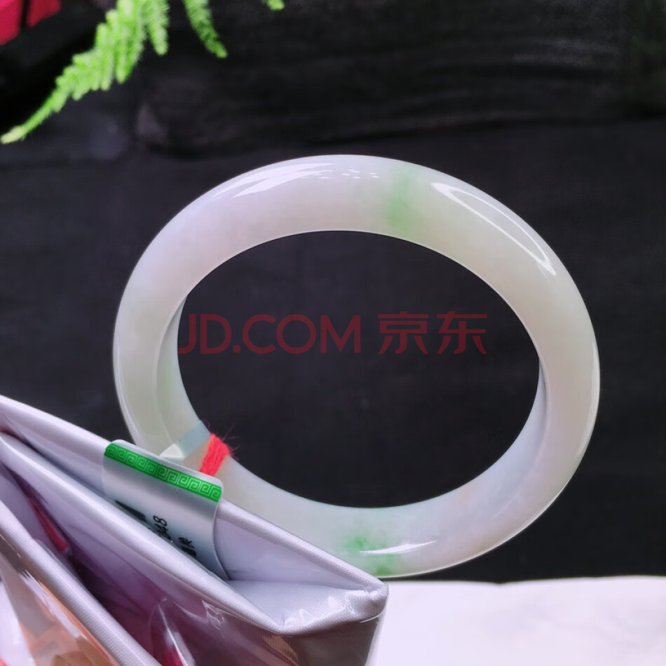 V191天然翡翠A货手镯56圈口
