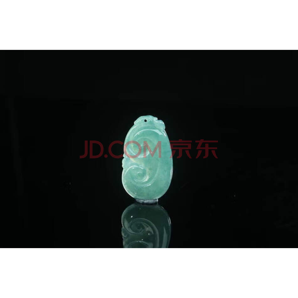 W4095-Z天然翡翠如意挂件