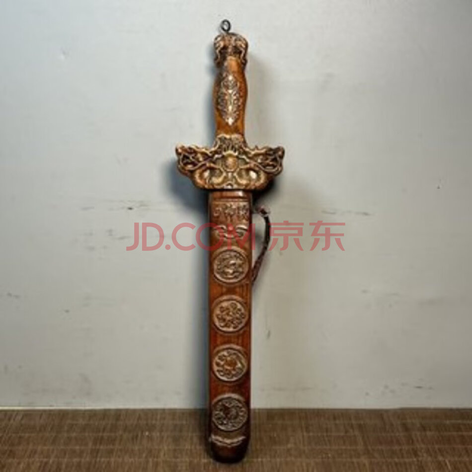 QSYY165 雕刻镇宅辟邪转运小剑摆件