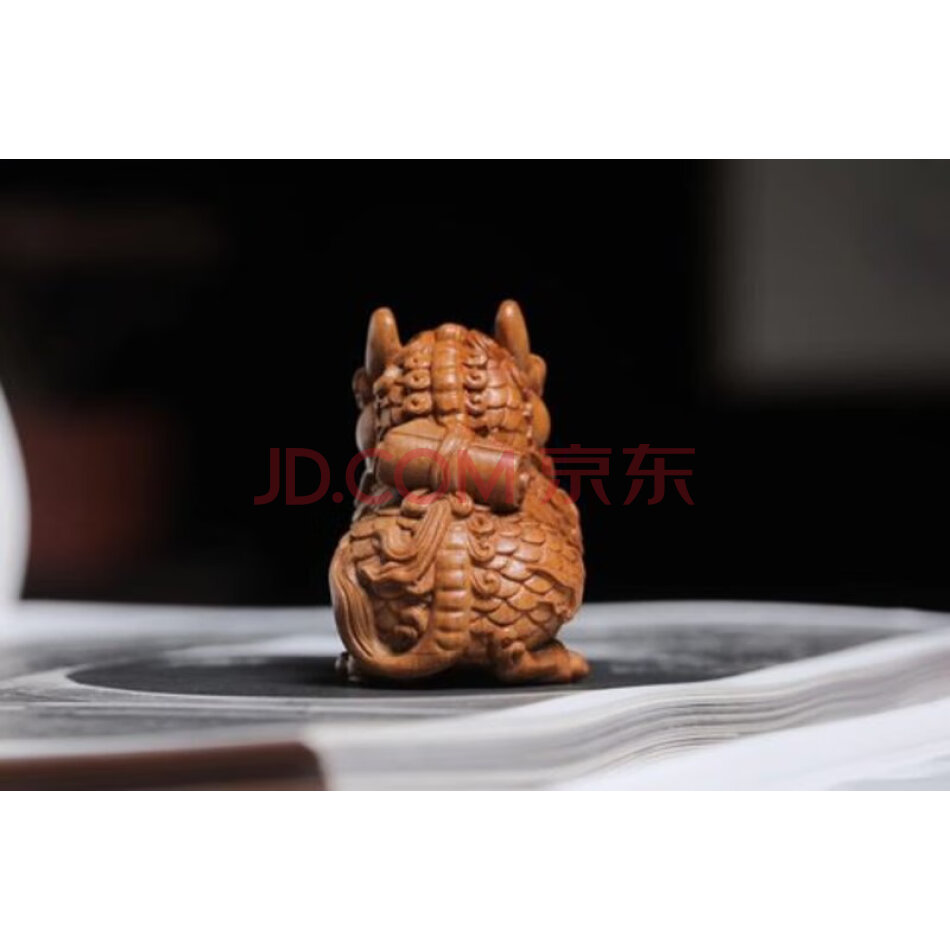 QHDSJ24 背书麒麟摆件