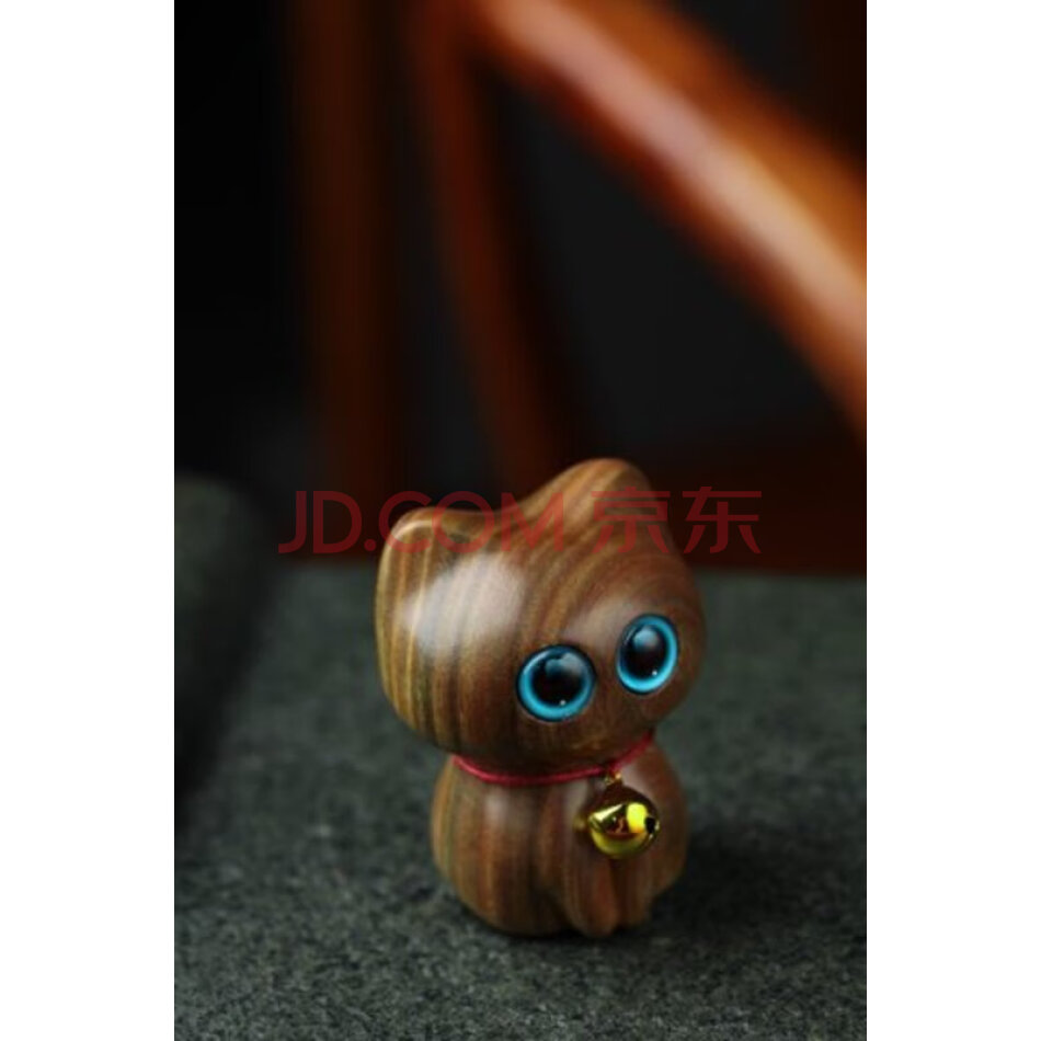 QHDSJ14 加菲猫手把件摆件一对