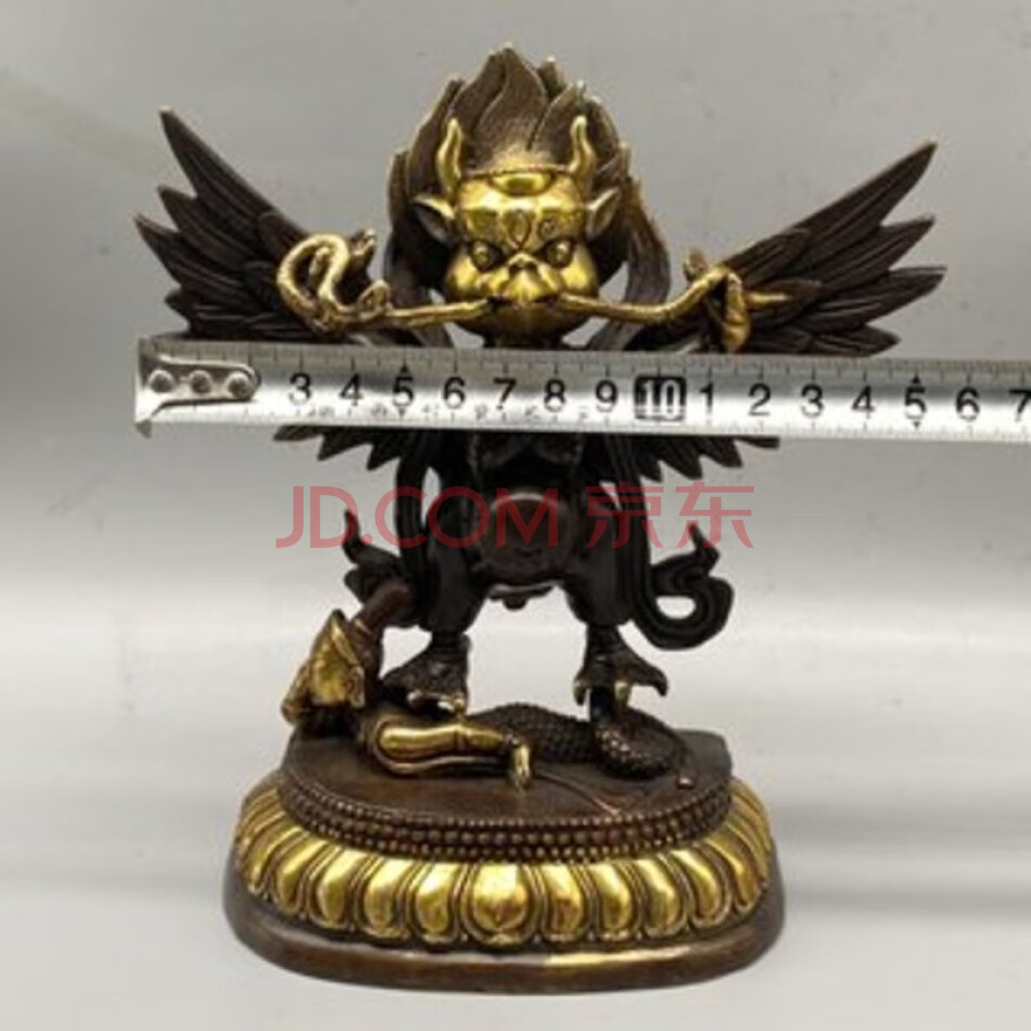 QGDXJ31 铜雷震子摆件