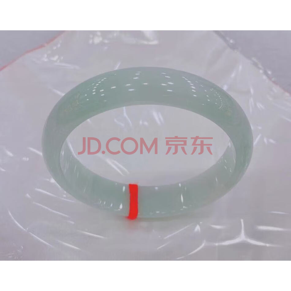 L457天然翡翠A货手镯57圈口