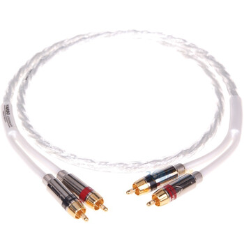德国雅堡（YARBO）GY-8003F-1镀银二芯讯号线 音频线 1米