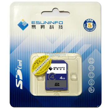 易昇(Esuninfo) 4GB SDHC存储卡 (class4)