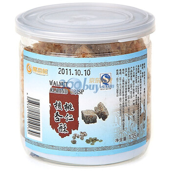 聚杏村核桃杏仁酥135g*2罐