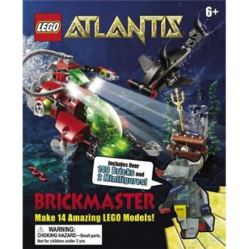 120.8元包邮 LEGO 乐高 Atlantis Brickmaster 积木书 （可以参加满200减100，两套折后价为141.6元）