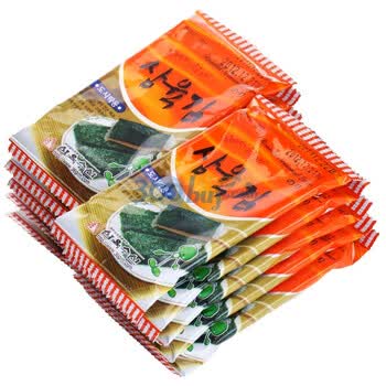 韩国Sahmyook三育传统味海苔迷你饭盒装21g*2盒