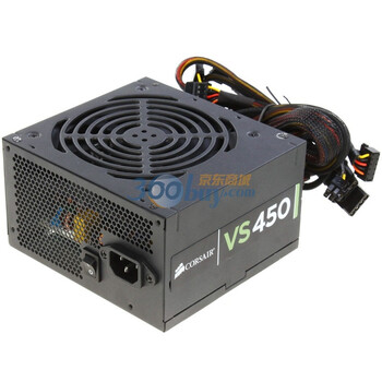 海盗船（Corsair）VS450 电源（额定450W/主动式PFC/支持走背线）