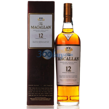 Macallan 麦卡伦 12年 单一麦芽苏格兰威士忌 700ml