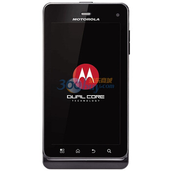 摩托罗拉（Motorola）XT883 3G手机（领创黑）CDMA2000/CDMA 电信定制