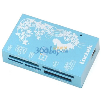 乐歌（loctek) LG-CR01 多合一高速读卡器 蓝色