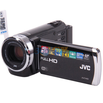 JVC GZ-EX275BAC 高清闪存摄像机（黑色）