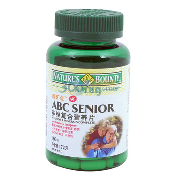 Natures Bounty自然之宝 维矿全ABC SENIOR多维复合营养片（50+配方）120粒进口